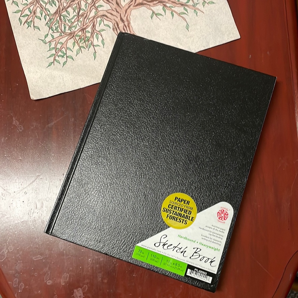 NWT Pentalic sketch book. In excellent condition. Made from sustainable forests.